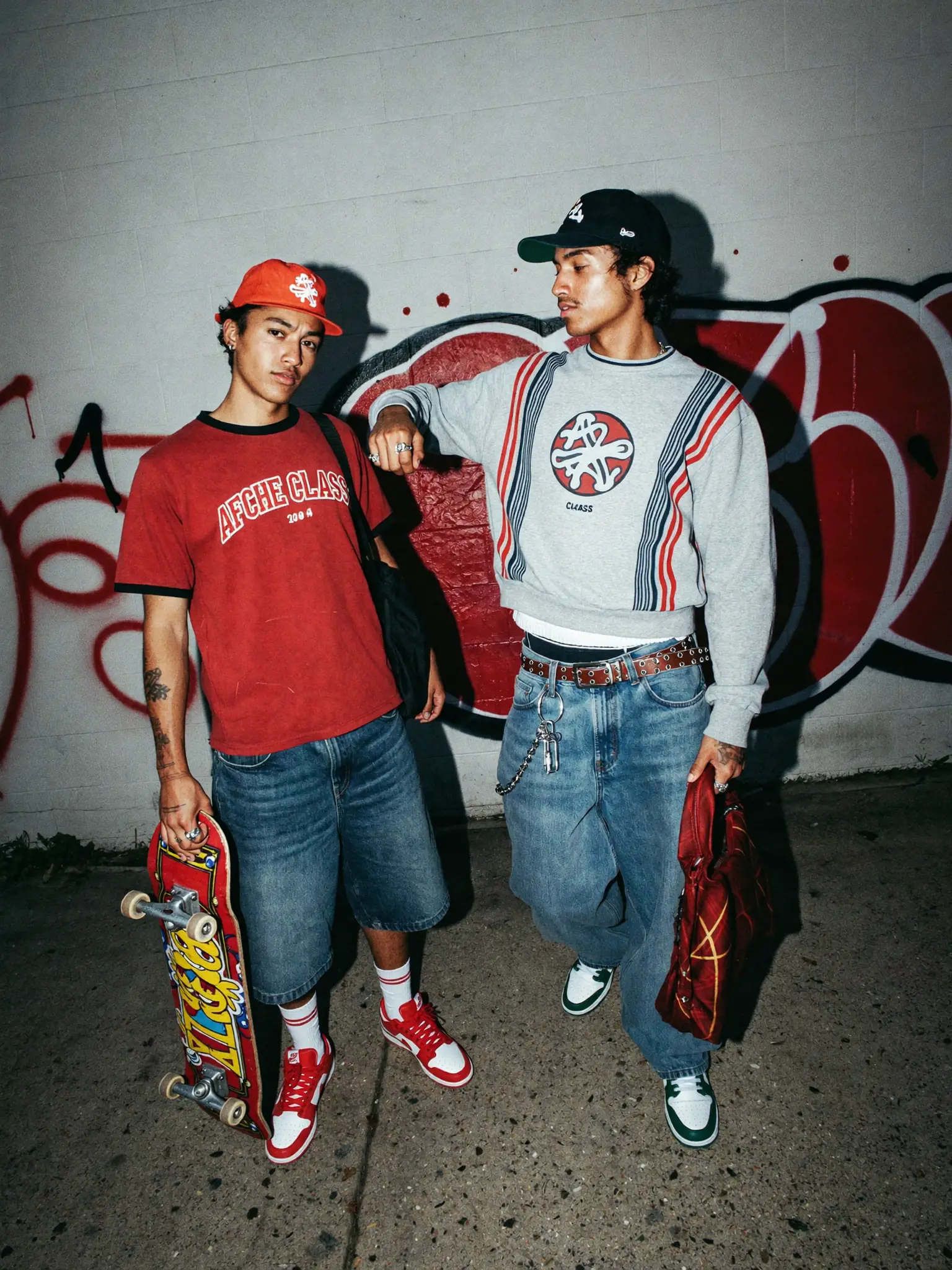 Afché — campaña streetwear, crew