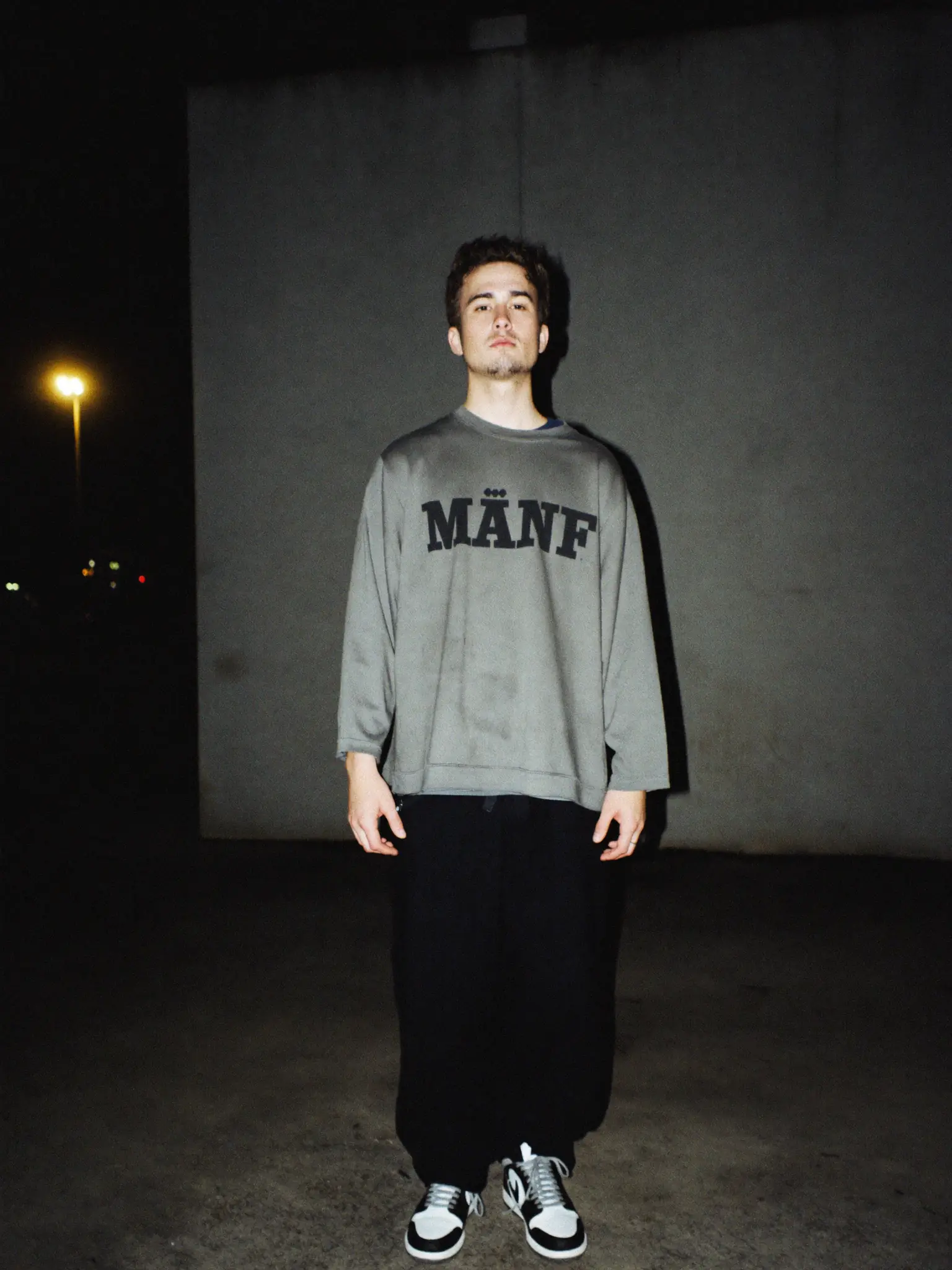 MÄNF — lookbook nocturno, parking